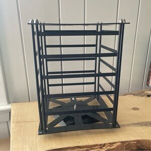 JUST IN Black Rotating Earring Holder Rack Organizer Jewelry Display Stand